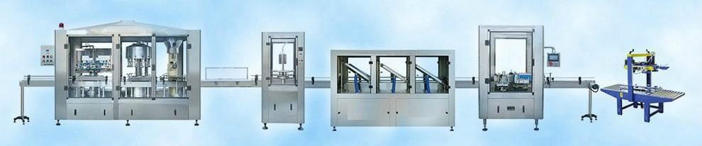 Filling capping production line